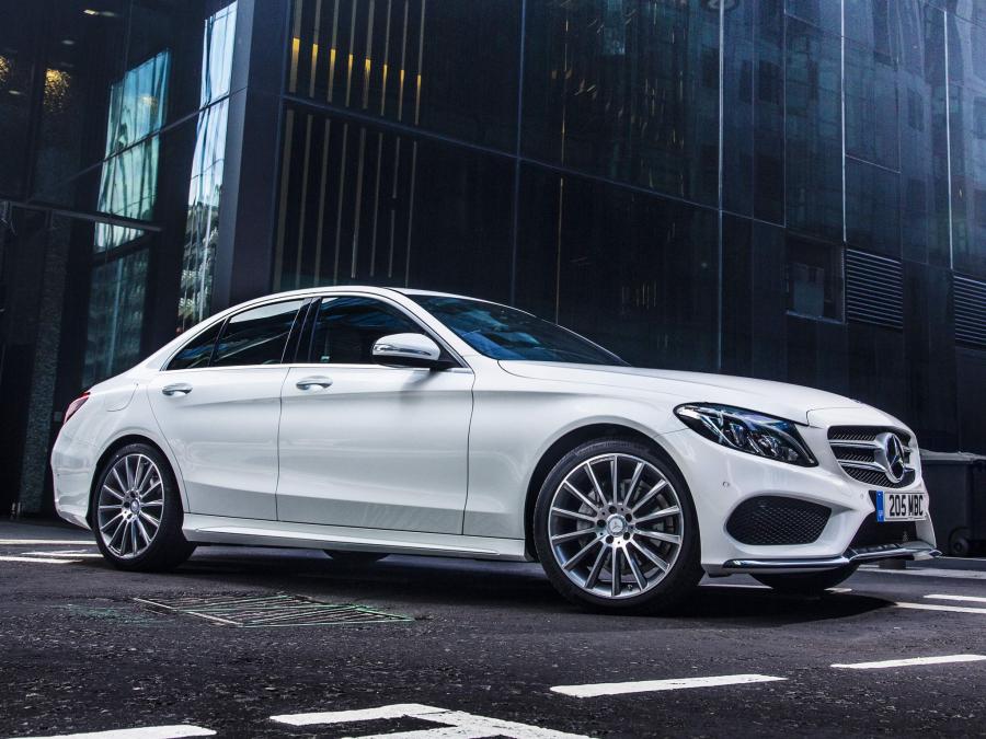  Mercedes-Benz C220 BlueTec AMG Line 2014 года  (UK) (фото 21 из 23)